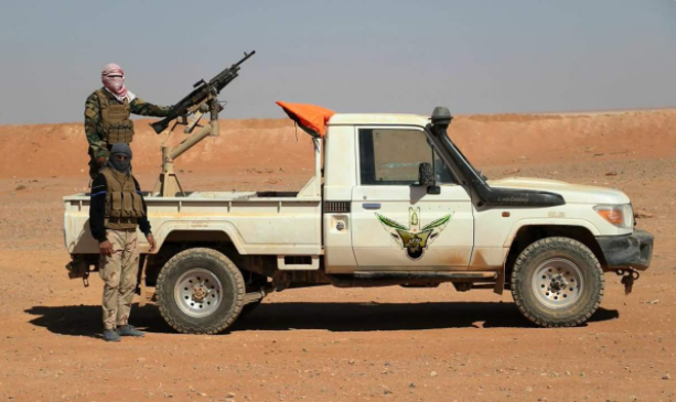 Fighters from MaT, a U.S.-backed Syrian rebel group